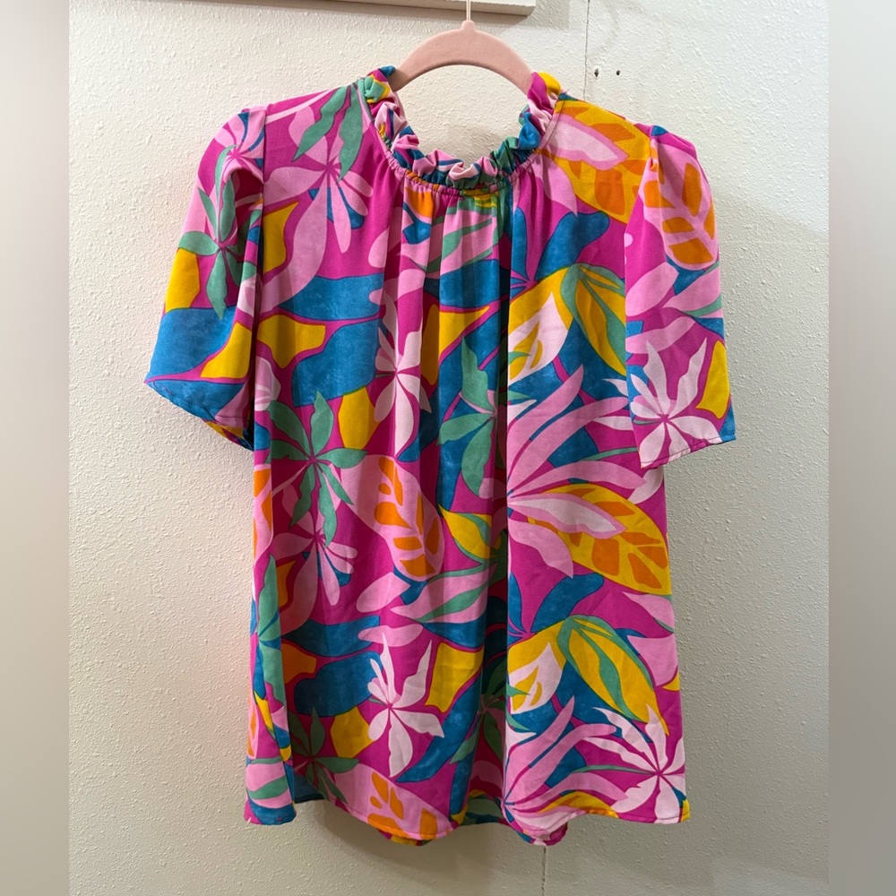 Floral Multicolor Women's Blouse